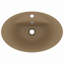 Belfry Bathroom Pearlene 390mm W Ceramic Oval Sink with Overflow-1327032594