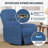 Dakota Power Recliner 3-In-1 With Swivel, Glider, USB Ports-113432846