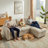 90.9'' L-Shaped Pull-Out Sofa Bed-624163971
