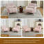 Chaise d'appoint rembourrée avec accoudoirs 28 po Jakeim-2018038003