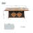 6-Seat Rectangular Fire Pit Table With Ice Bucket-1070367409