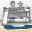 Extine Full Over Full Wood Bunk Bed with Slide-1340885629