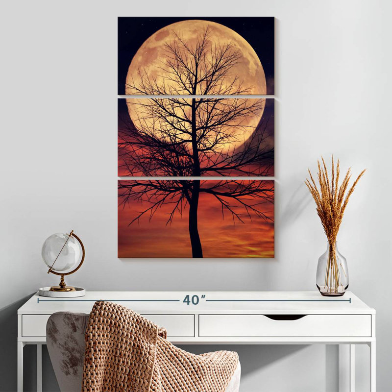 Oberle Mystic Moonlit Tree, 32" H x 20" W