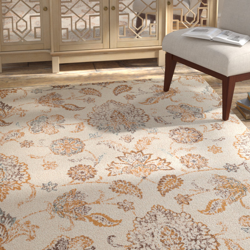Tapis beige Farwa, Rectangle 5 pi 3 po x 7 pi 2 po