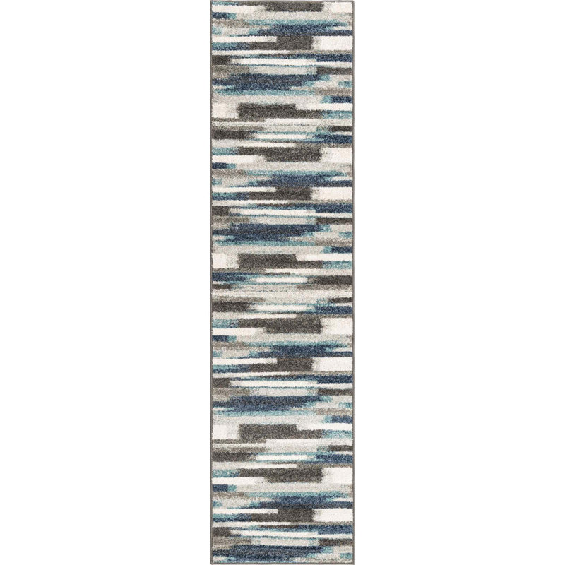 Abstract Area Rug, Runner 76 x 305cm