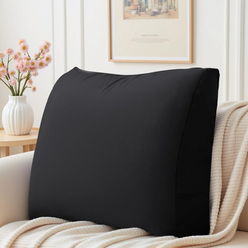 Triangular Backrest Cushion, Black