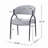 Christopher Knight Home 22.5" W x 22.75" D x 32.75" H Upholstered Fabric and Metal Dining Chairs (Set of 2)