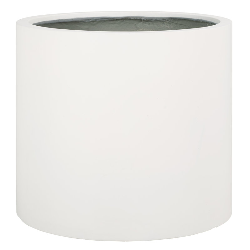 Pot à fleurs Mcguire, Blanc, H 19,2 po x l 21,6 po x P 21,6 po