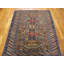 1890s Colorful Busy Tribal Antique Caucasian Shirvan Carpet 3'5" x 4'5" Wool Rug