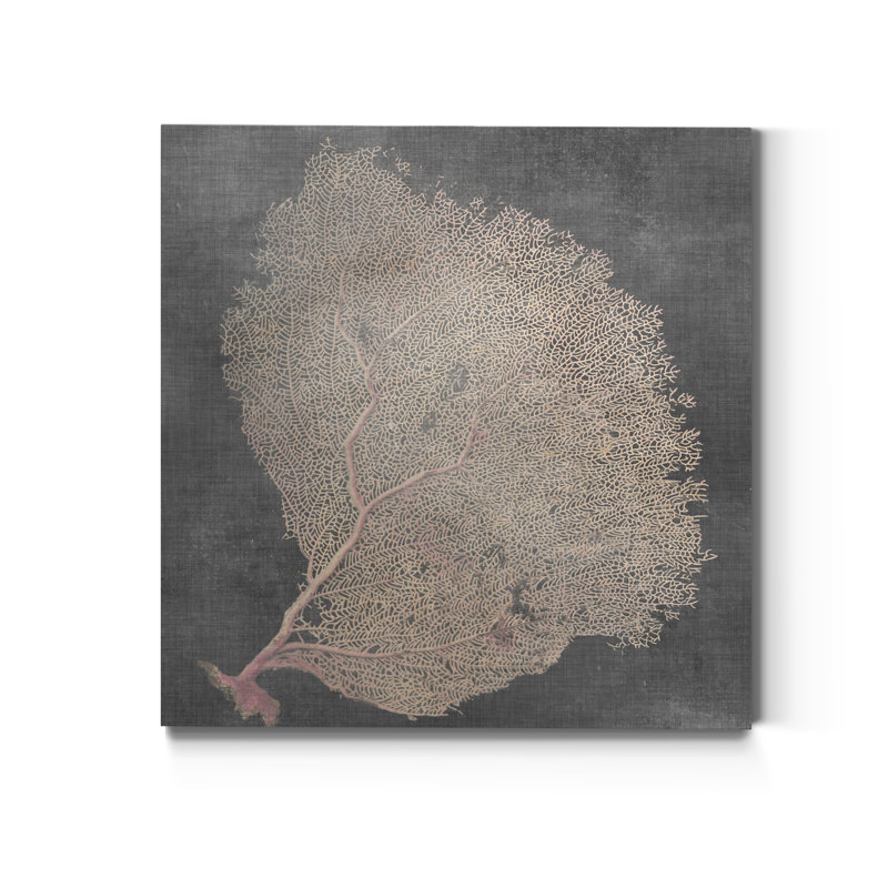 « natural sea fan ix »-reproduction d’art sur toile tendue, H 32 po x l 32 po x P 1 po