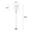 Lampe sur pied 66 po Fordwich