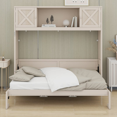 Armoires de rangement pliables avec lit escamotable encastré