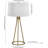 Nova Modern Table Lamp With Fabric Shade For Living Room, Workspace, Or Bedside