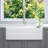 33"L x 20" W Ceramic Single Bowl Farmhouse Kitchen Sink Workstation With Accessories