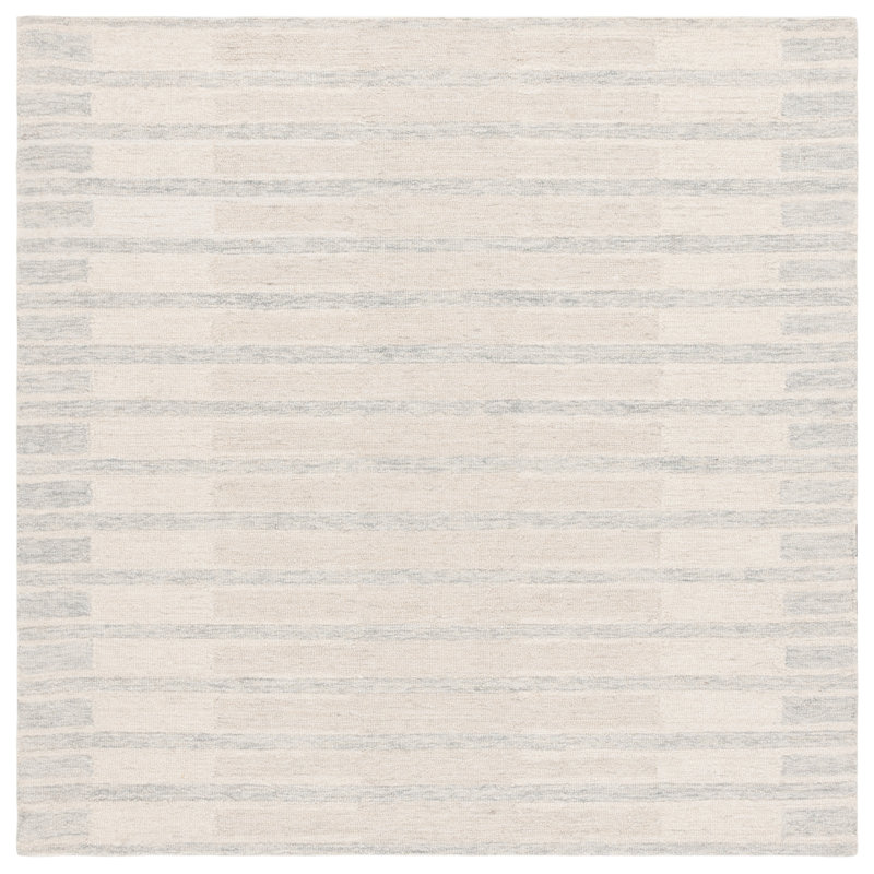 Tapis ébène / beige 808, Carré 6 pi