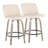Thea 26" Fixed-Height Counter Stools with Bent Wood Legs & Round Footrest-75933704