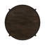 Table basse ronde en bois massif