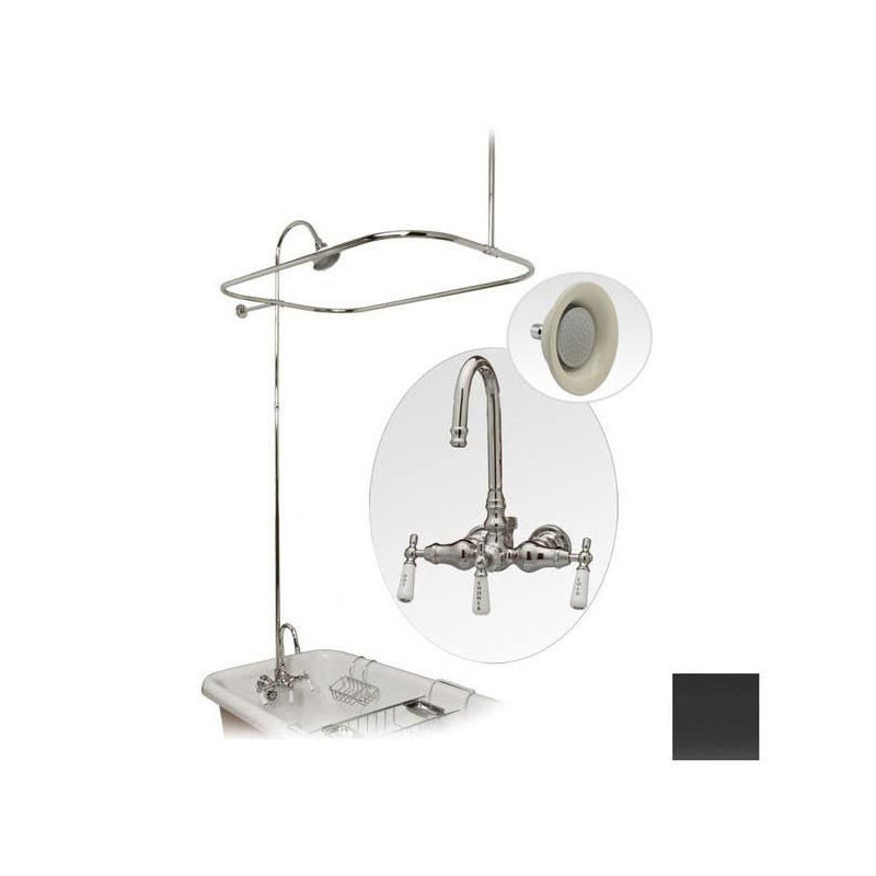 Complete Shower System, Black Matte
