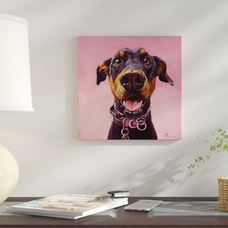 « follow your nez xii », impression sur toile, H 18 po x l 18 po x P 1,5 po, Pas de tapis, Toile tendue