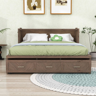 Queen Size Murphy Bed with Integrated Power and Drawers