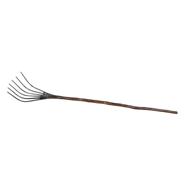 Sculpture en bois 60 po brun et noir