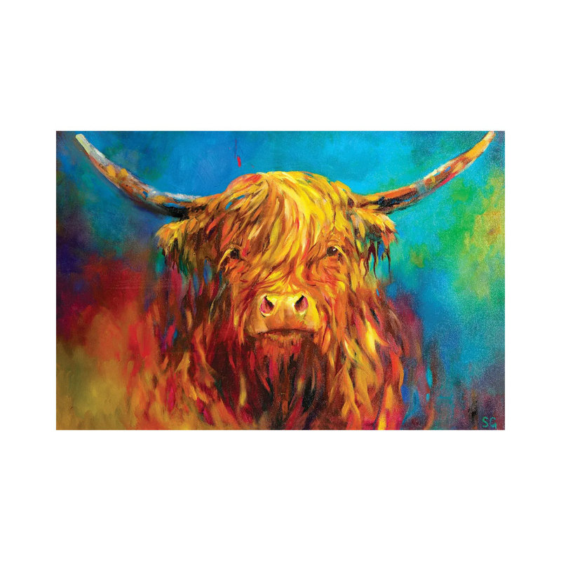 Glencoe by Sue Gardner - Painting on Canvas, 45.72cm H x 66.04cm W x 3.81cm D, Wrapped Canvas