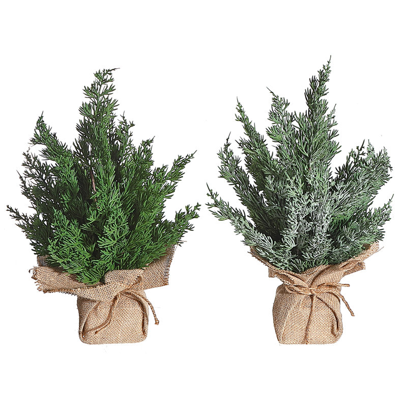 2'' Faux Pine Tree in Pot