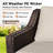 77'' Wide Wicker Outdoor Patio Sofa-117663902