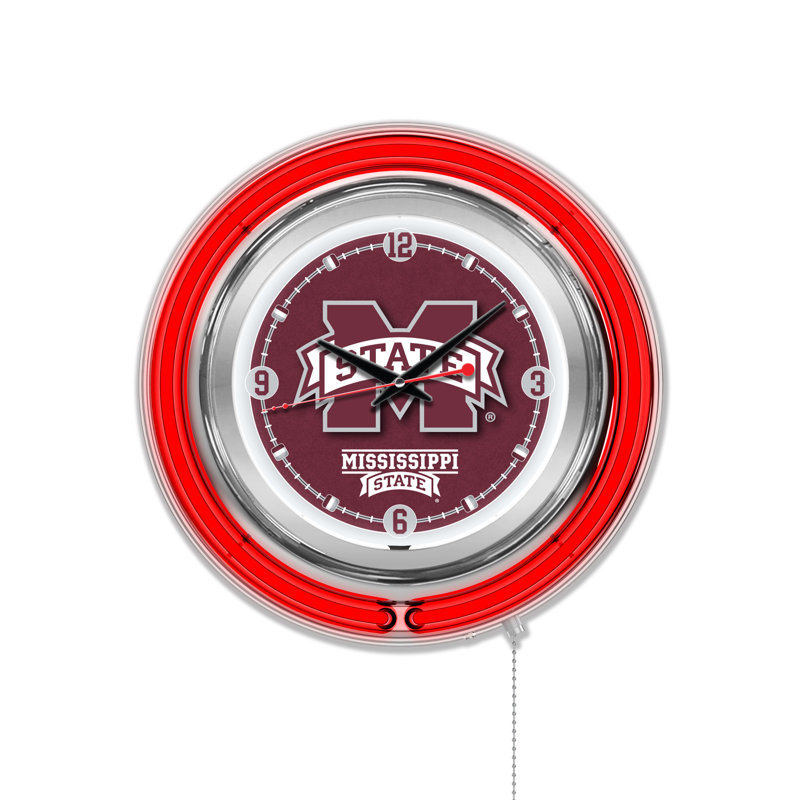 Horloge murale 15 po NCAA, Mississippi State