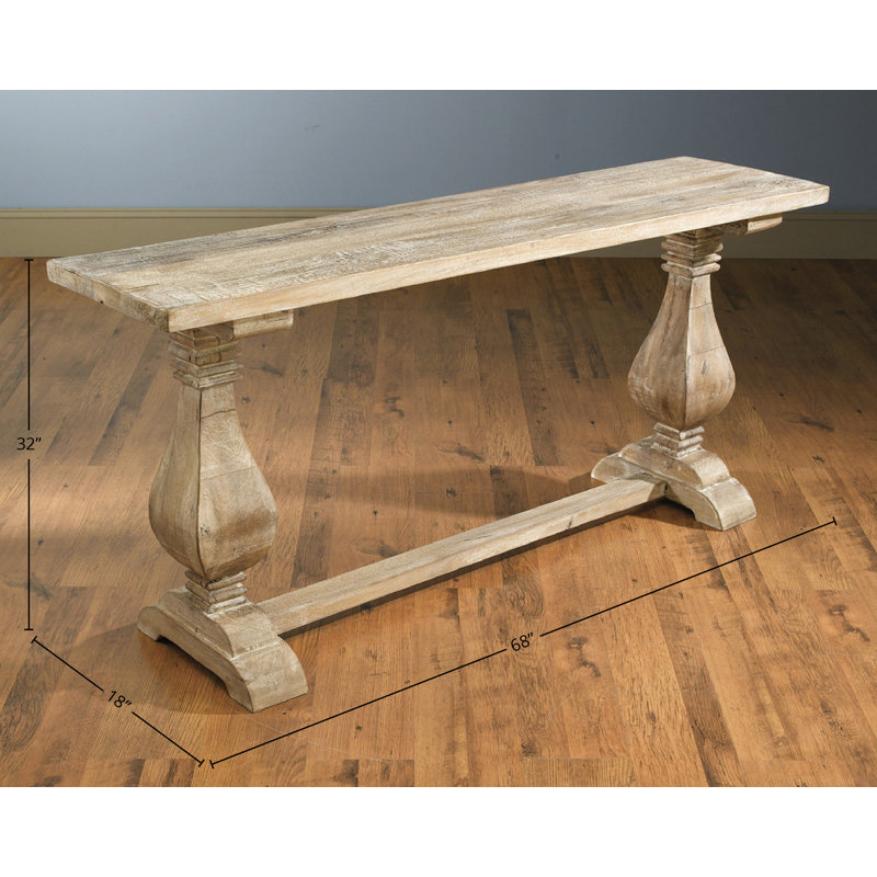 Console 68 po Eben, Gris patiné