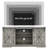 Rustic TV Stand With Barn Door-1407645683