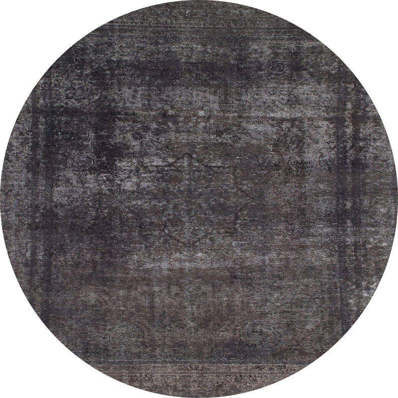 Tapis abstrait moderne 852, Rond 6 pi