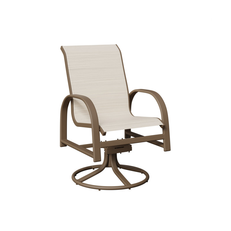 Chaise berçante berçante pivotante Berlin Gardens, Ormeau Kozo, Argile