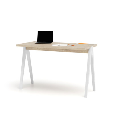 Dikili Solid Wood Base Writing Desk