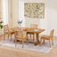 Ensemble de 2 chaises de salle à manger en rotin, chaises de cuisine de ferme avec dossier en canne, chaises d'appoint modernes de style Mid-Century avec structure en bois franc naturel, éponge douce et coussin à ressorts en S pour la cuisine, brun clair-129460949