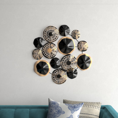 Abstract Wall Decor on Metal