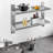 Lauda 2 Piece Metal Tiered Shelf with Live Edge