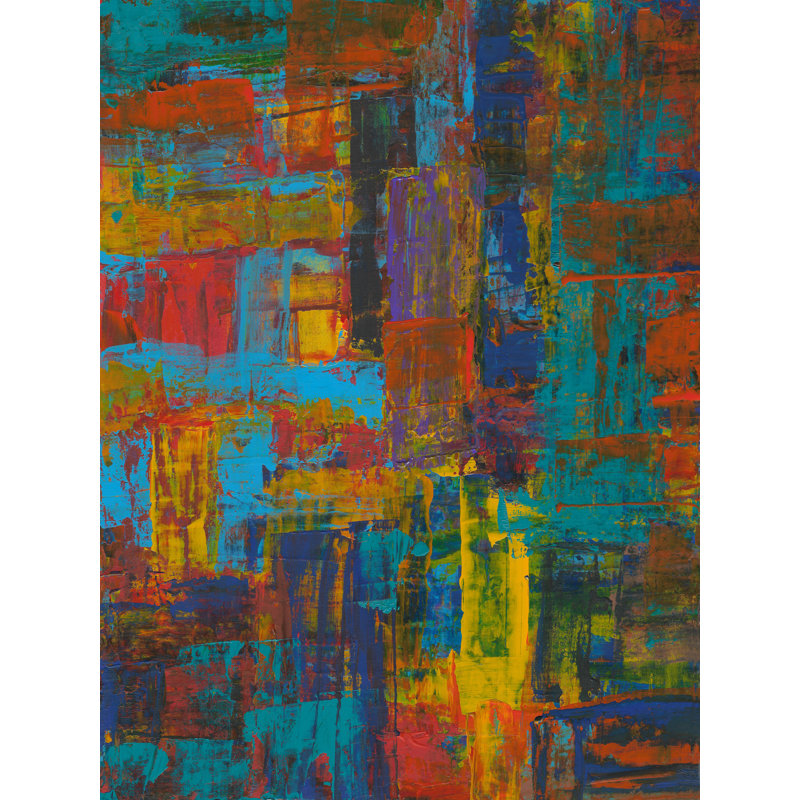 Abstract Composition 737 Print by Angel Estevez, 21.25" H x 17.25" W