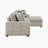 Odesser 115" W 2-Piece Chenille Sleeper Sectional-1083233647-1138026908
