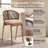 Modern Rope Bar Stools Set of 2-576374829