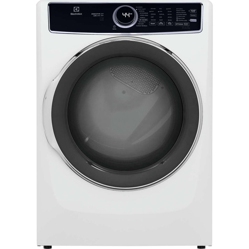 Electrolux Front Load Perfect Steam Gas Dryer With Predictive Dry And Instant Refresh 8.0 Cu. Ft., White