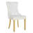 Upholstered Dining Chairs.Tufted Back Design With Stainless Steel Leg-167734199-151474426