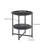 2 Tier Compact Round Side Table
