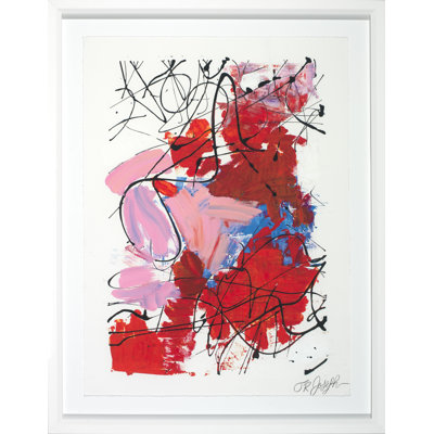 Juno 5 par T.R. Joseph - Peinture encadrée sur papier