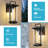2 Pack  15”H 1-Light Matte Black Outdoor Wall Lights, Outdoor Wall Sconce With Clear Glass(Bulb Not Include)-1697465617