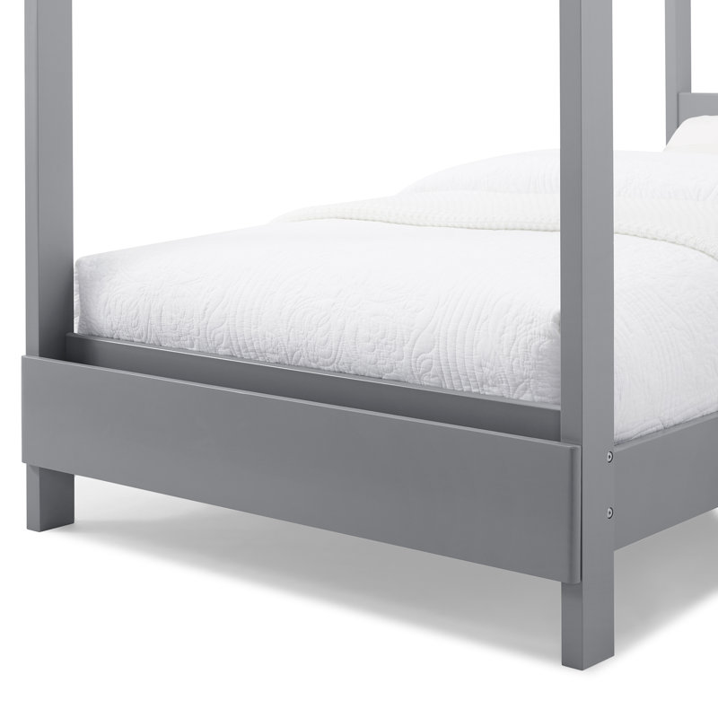 Lit simple Poppy House, Gris
