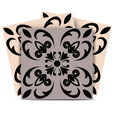 8'' W x 8'' L Vinyl Peel and Stick Field Tile