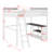 Queen Size Loft Bed With Desk,Shelf And USB