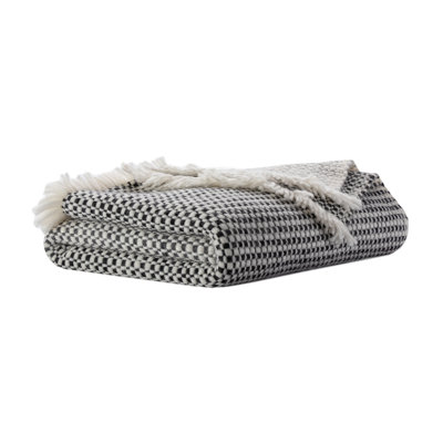 Alpaca Hand Woven Throw Blanket