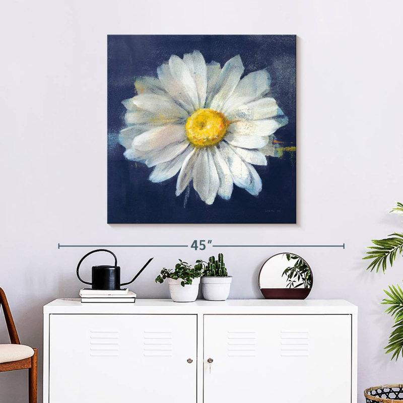Harnek Boldest Bloom II Dark Blue, 30" H x 30" W